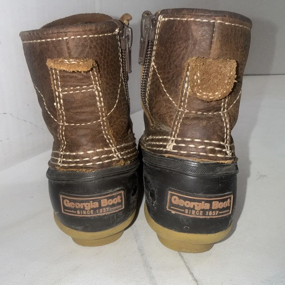 Georgia Boot Youth Marshland Farm Ranch Hand Country Duck Boots Boys Size 11 M
